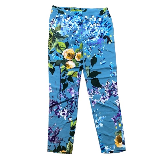 NWT Escada floral pants, sz 34 (size 6 in US) - Picture 1 of 10